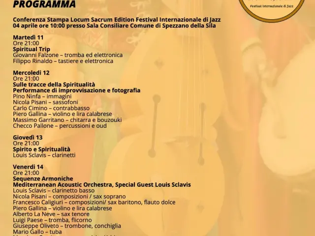 XXIV Festa della Musica -Locum Sacrum Edition -Festival Internazionale