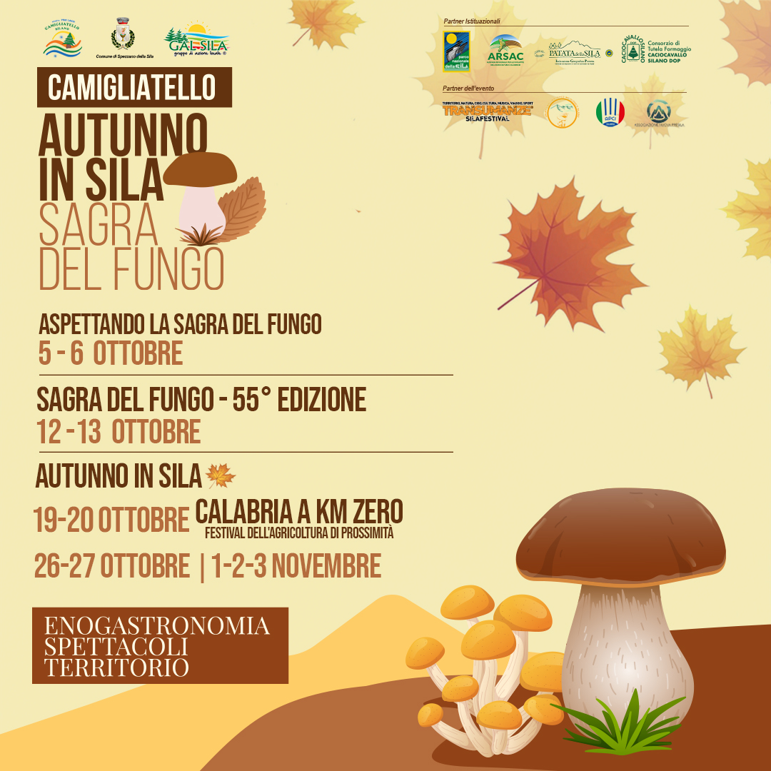 Autunno in Sila: un mese di eventi e spettacoli imperdibili